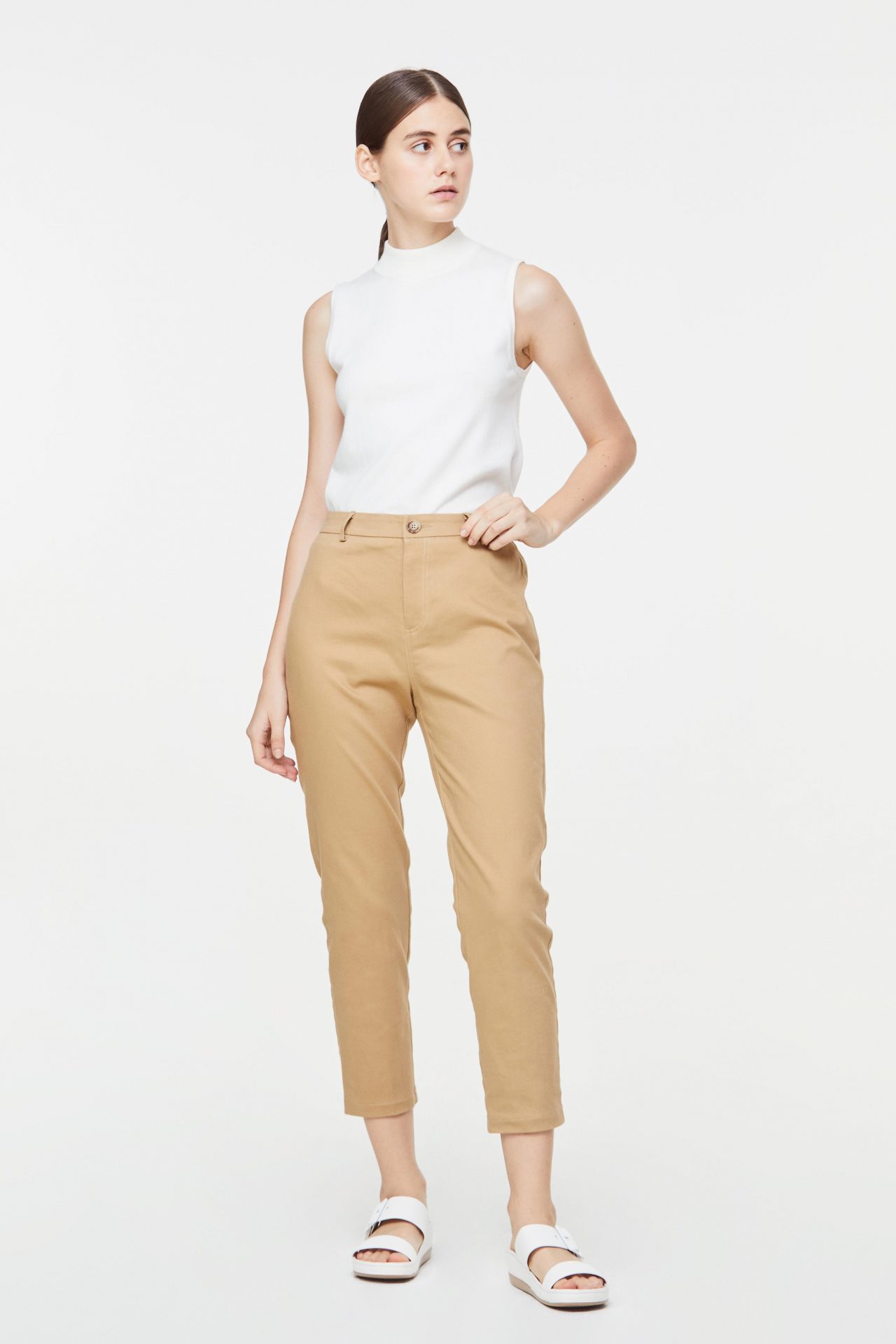 Tappered Cut Trousers - iORA SINGAPORE