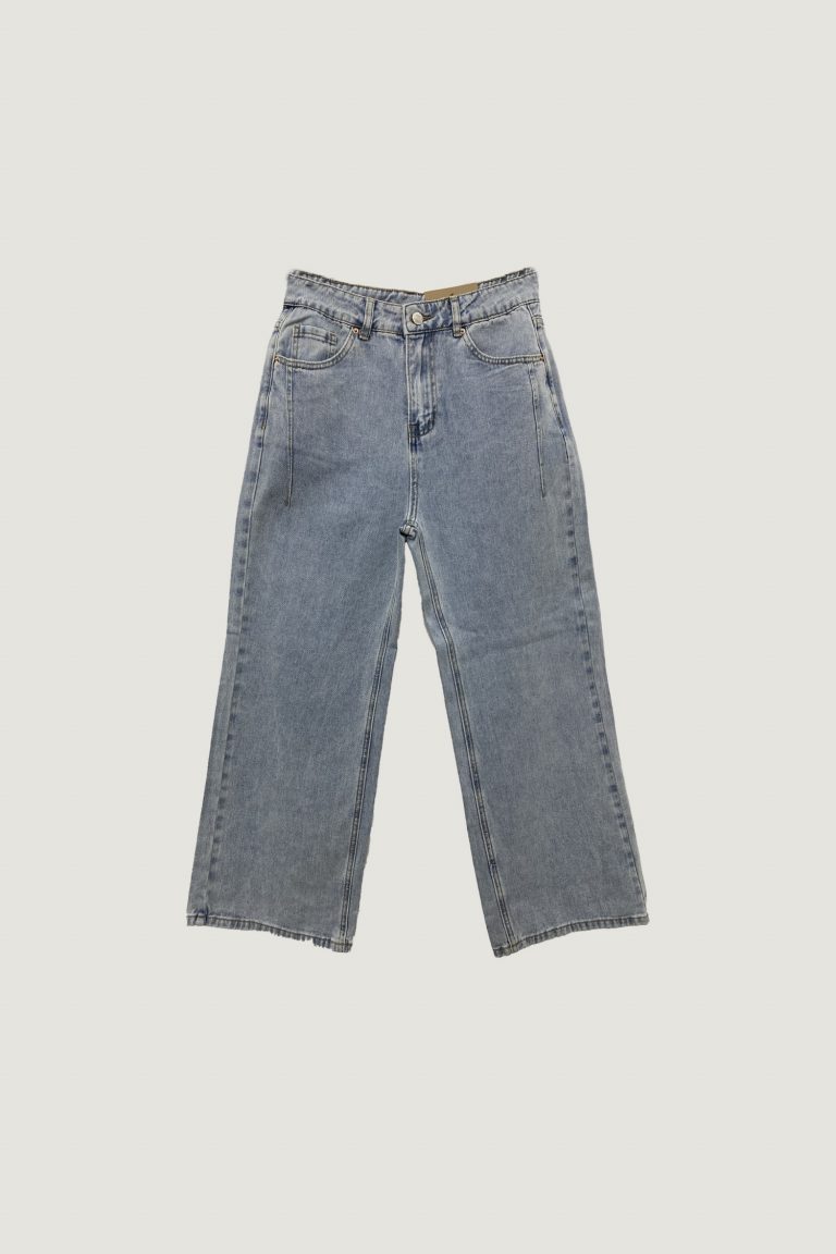 Straight Cut Denim Jeans - iORA SINGAPORE